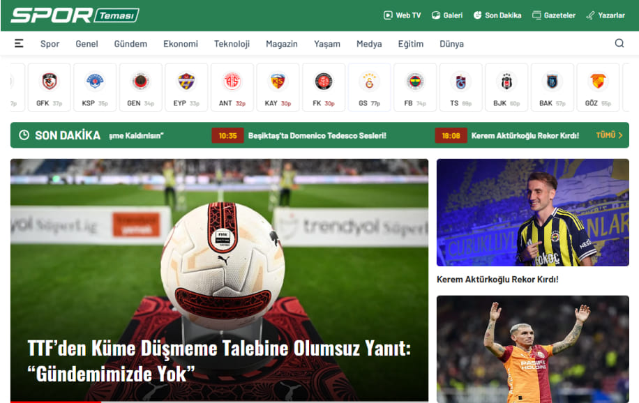 Spor Haber önizleme